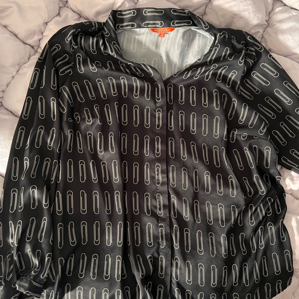 Black And White Patterned Jacket - image 1